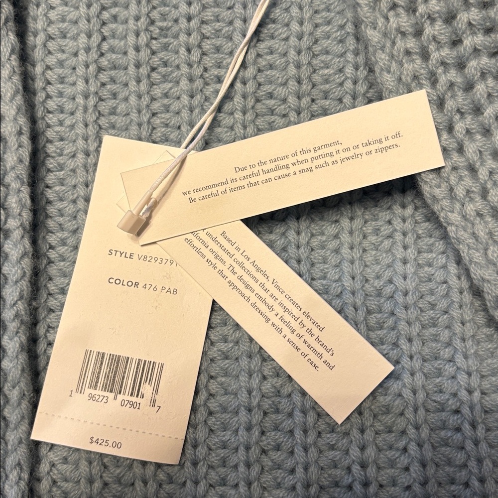 BNWT VINCE lofty ribbed bolero - Picture 4 of 8